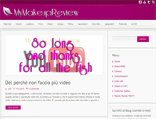 Tablet Screenshot of mymakeupreview.net